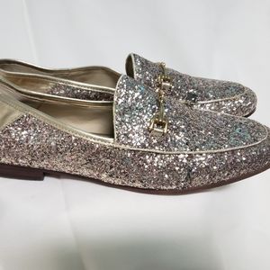 Sam Edelman Loraine Gold glitter loafer size 11